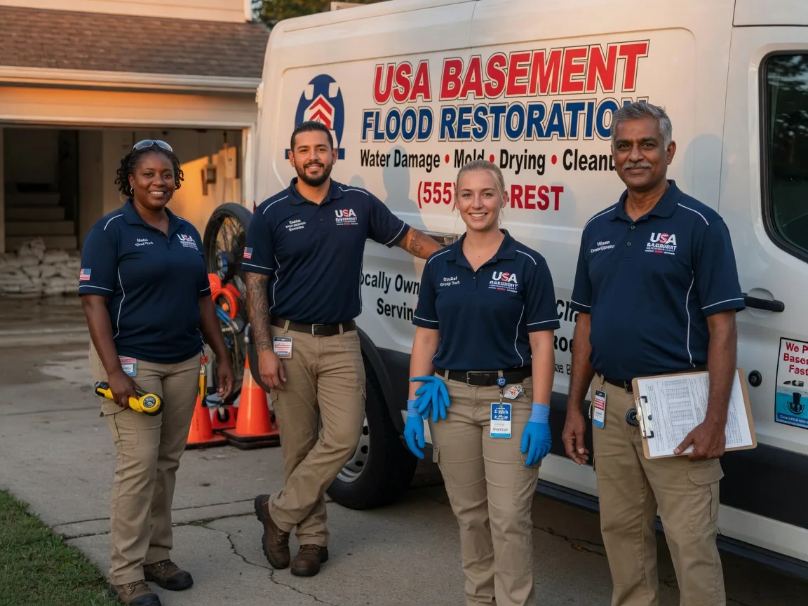 Basement Flood Cleanup company in New Freeport, PA